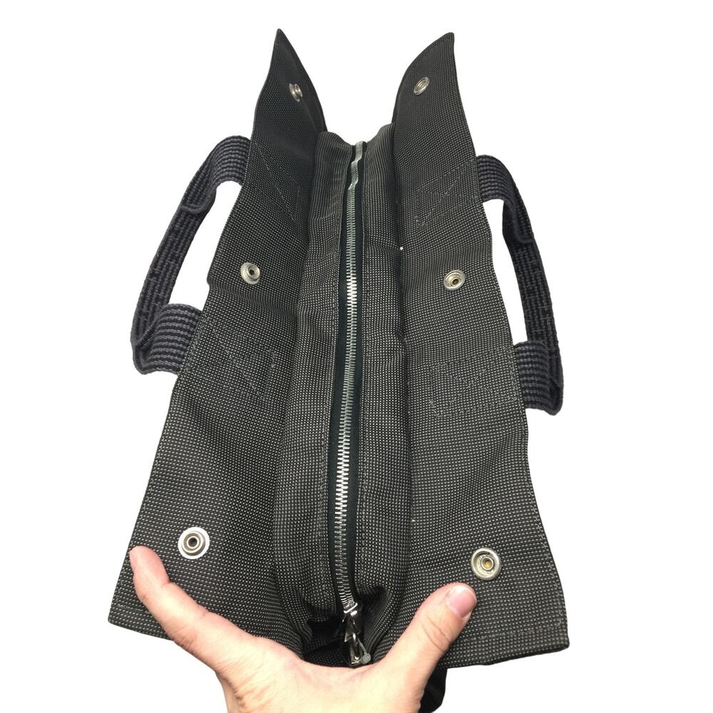Hermes HerLine MM Tote Bag Charcoal Gray / Black - Picture 3 of 16